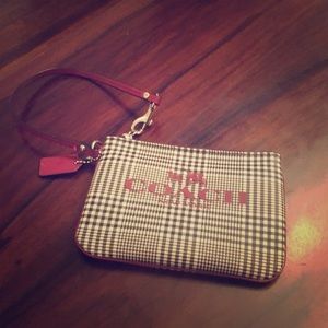 Authentic coach wristlet